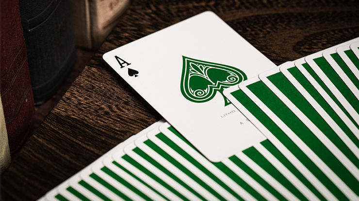 Jerry's Nugget (Felt Green) Marked Monotone Playing Cards Jerry's Nugget (Felt Green) Marked Monotone Playing Cards