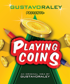 PLAYING COINS (Gimmicks and Online Instructions) by Gustavo Raley - Trick