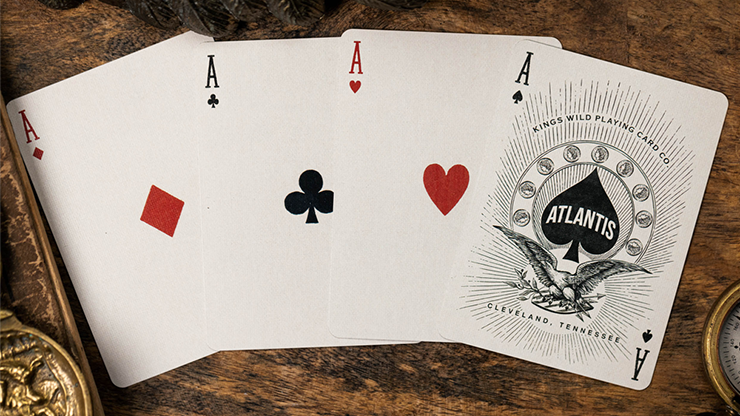 Atlantis Standard Playing Cards by Kings Wild Project Atlantis Standard Playing Cards by Kings Wild Project