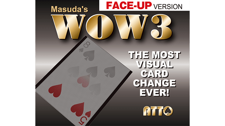 WOW 3 Face-UP (Gimmick and Online Instructions) by Katsuya Masuda - Trick WOW 3 Face-UP (Gimmick and Online Instructions) by Katsuya Masuda - Trick