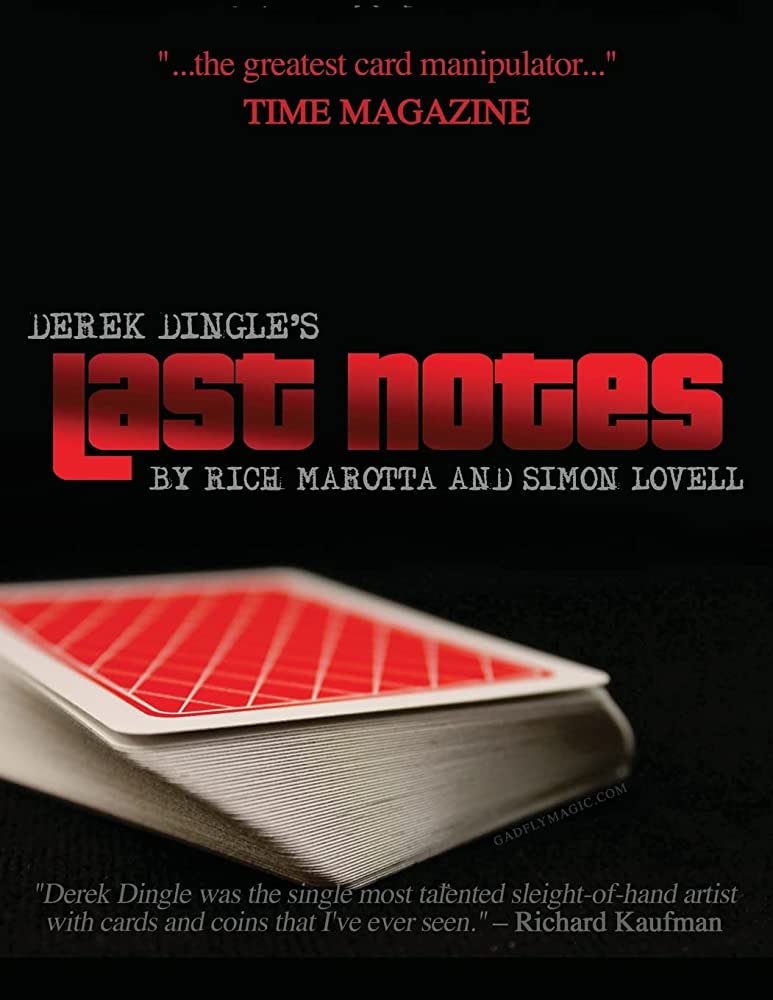 Derek Dingle's Last Notes (book) - Simon Lovell Derek Dingle's Last Notes (book) - Simon Lovell