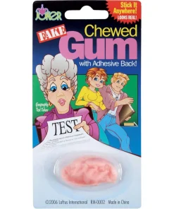 Realistic Chewed Up Fake Gum Prop