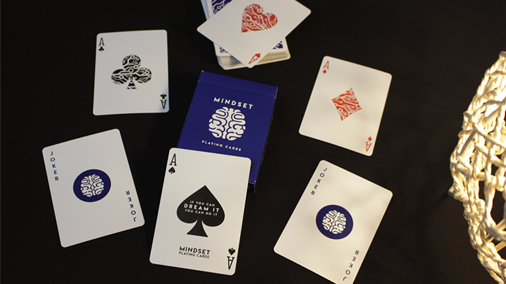 Mindset Duo 1 Red and 1 Blue Set Playing Cards (Marked) by Anthony Stan Mindset Duo 1 Red and 1 Blue Set Playing Cards (Marked) by Anthony Stan