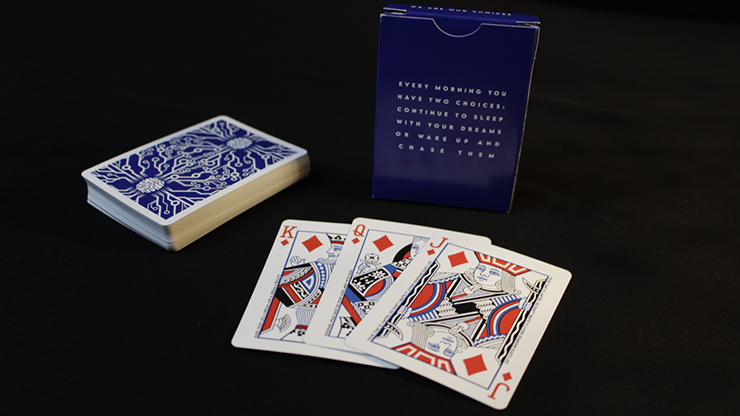 Mindset Duo 1 Red and 1 Blue Set Playing Cards (Marked) by Anthony Stan Mindset Duo 1 Red and 1 Blue Set Playing Cards (Marked) by Anthony Stan