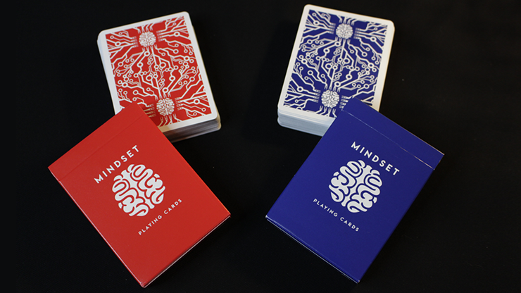 Mindset Duo 1 Red and 1 Blue Set Playing Cards (Marked) by Anthony Stan Mindset Duo 1 Red and 1 Blue Set Playing Cards (Marked) by Anthony Stan