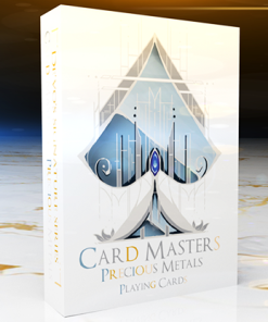 Card Masters Precious Metal (White) Playing Cards by Handlordz
