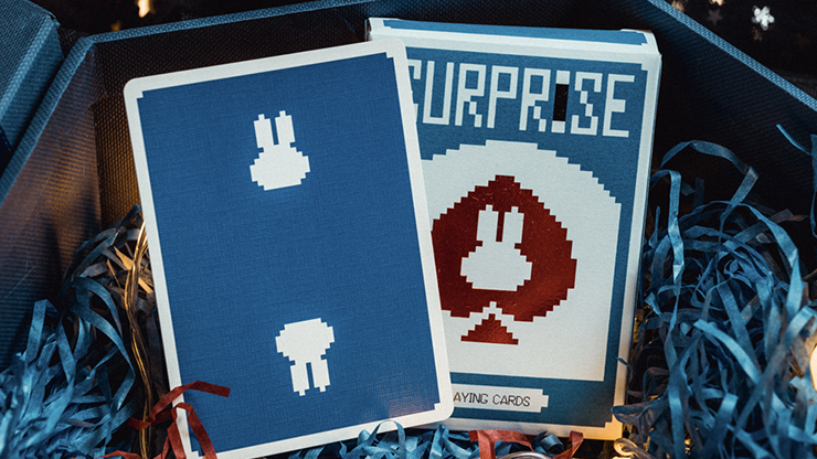 Surprise Deck V5 (Blue) Playing cards by Bacon Playing Card Company Surprise Deck V5 (Blue) Playing cards by Bacon Playing Card Company