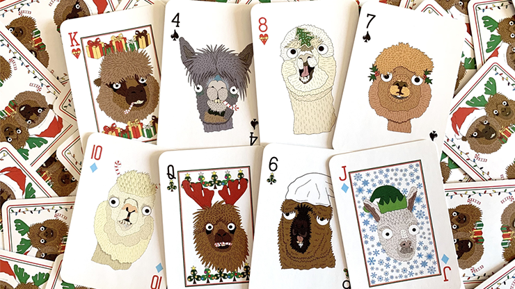 Alpaca Christmas Kids Playing Cards Alpaca Christmas Kids Playing Cards