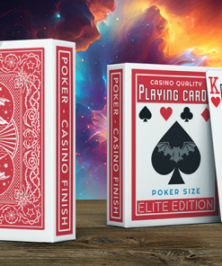 Elite Night Flight (Red) Marked Playing Cards by Steve Dela