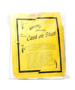 Card on Shirt by Josh Sadowsky and Russell Lewis (Small, Black)