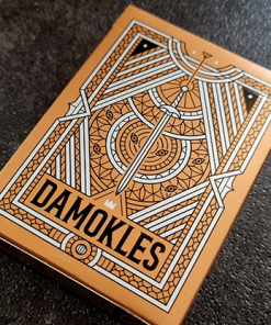Damokles Cuprum Playing Cards by Giovanni Meroni