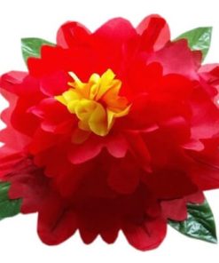 Large Production Flower - Red Peony