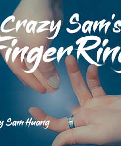 Hanson Chien Presents Crazy Sam's Finger Ring SILVER / EXTRA LARGE (Gimmick and Online Instructions) by Sam Huang - Trick