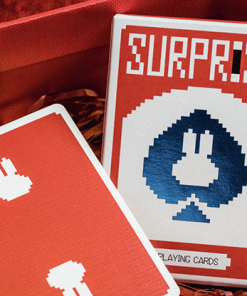 Surprise Deck V5 (Red) Playing cards by Bacon Playing Card Company