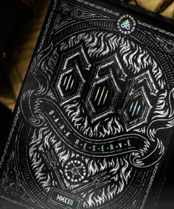 666 Dark Reserves Holographic Foiled Edition Playing Cards by Riffle Shuffle