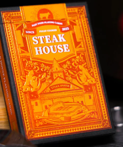 Steak House Playing Cards by Fast Foods Playing Cards