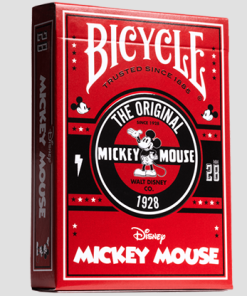 Bicycle Disney Classic Mickey Mouse (Red)  by US Playing Card Co.
