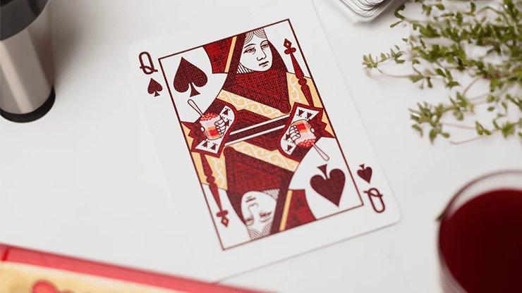 Palmegranate (Red and Yellow Set) Playing Cards by OPC Palmegranate (Red and Yellow Set) Playing Cards by OPC