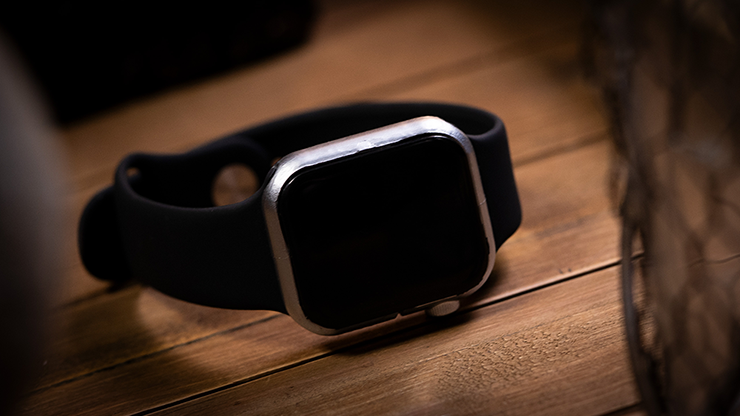 REEL WATCH - Stainless with black band smart watch (KEVLAR) by Uday Jadugar - Trick REEL WATCH - Stainless with black band smart watch (KEVLAR) by Uday Jadugar - Trick