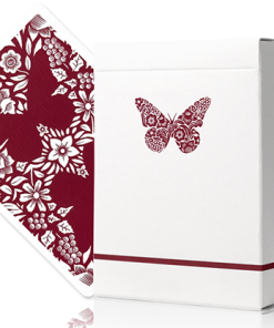 Butterfly Worker Marked Playing Cards (Red) by Ondrej Psenicka