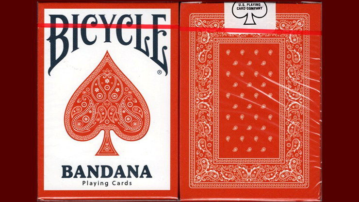 Bicycle Bandana Stripper (Red) Playing Cards Bicycle Bandana Stripper (Red) Playing Cards