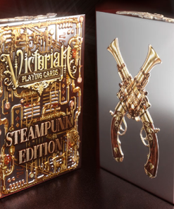 Victorian Steampunk (Silver) Playing Cards