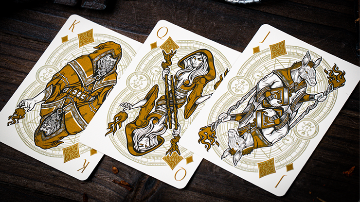 The Keys of Solomon: Golden Grimoire Playing Cards by Riffle Shuffle The Keys of Solomon: Golden Grimoire Playing Cards by Riffle Shuffle