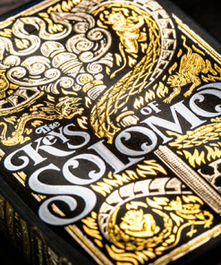 The Keys of Solomon: Golden Grimoire Playing Cards by Riffle Shuffle