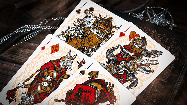 The Keys of Solomon: Blood Pact Playing Cards by Riffle Shuffle The Keys of Solomon: Blood Pact Playing Cards by Riffle Shuffle