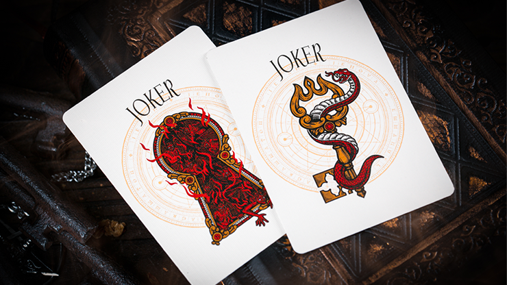 The Keys of Solomon: Blood Pact Playing Cards by Riffle Shuffle The Keys of Solomon: Blood Pact Playing Cards by Riffle Shuffle