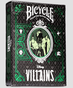 Bicycle Disney Villains (Green)  by US Playing Card Co.