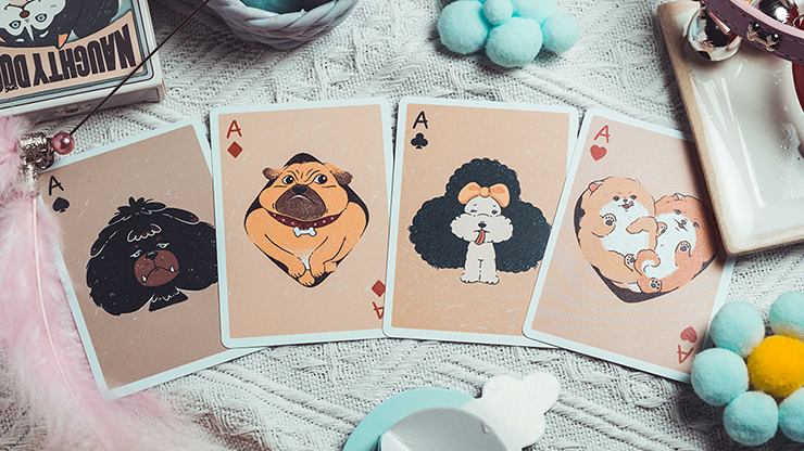 Naughty Dog Playing Cards by 808 Magic and Bacon Playing Card Naughty Dog Playing Cards by 808 Magic and Bacon Playing Card
