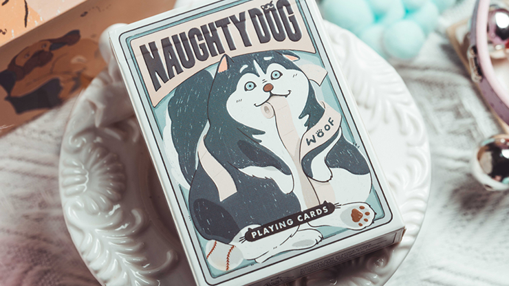 Naughty Dog Playing Cards by 808 Magic and Bacon Playing Card Naughty Dog Playing Cards by 808 Magic and Bacon Playing Card