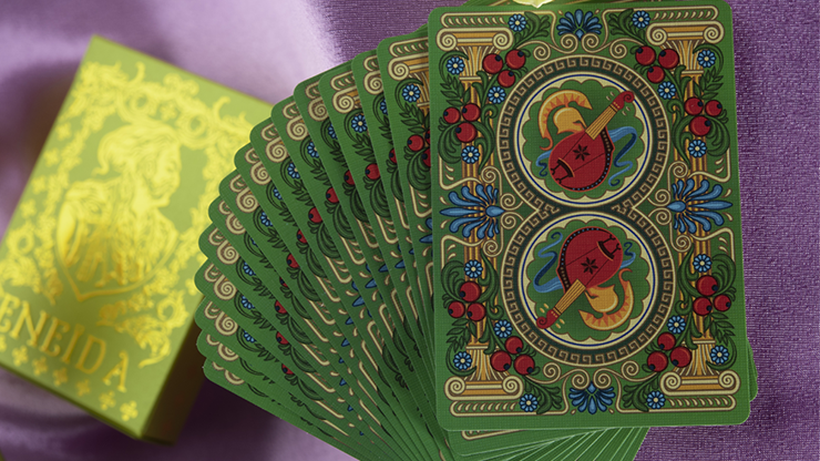 Eneida: Love (Green) Playing Cards Eneida: Love (Green) Playing Cards