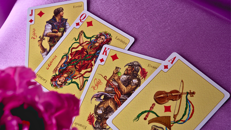 Eneida: Love (Green) Playing Cards Eneida: Love (Green) Playing Cards