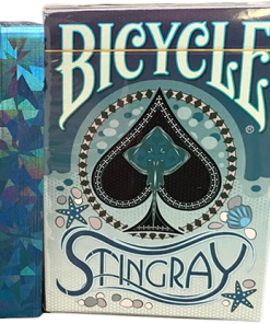 Gilded Bicycle Stingray (Teal) Playing Cards
