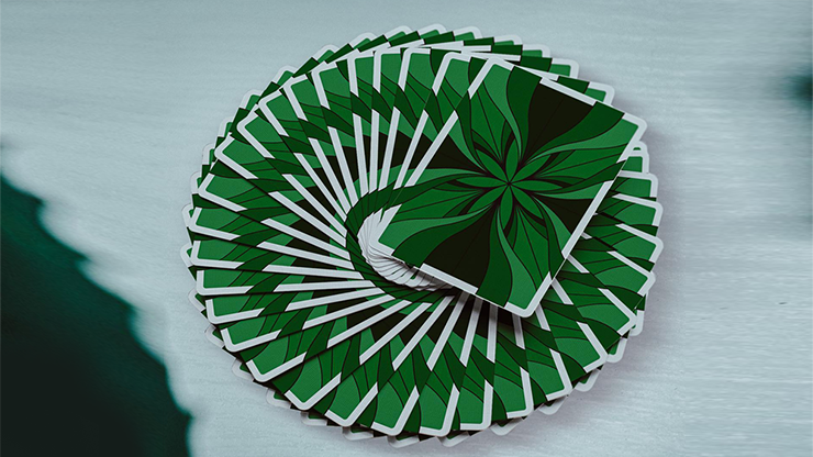Green Wave Playing Cards by Galaxy Playing Cards Green Wave Playing Cards by Galaxy Playing Cards