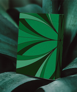 Green Wave Playing Cards by Galaxy Playing Cards