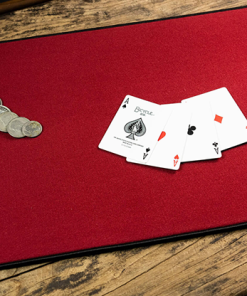 Sewn-Edge Basic Close-Up Pad (Red) by TCC Presents - Trick