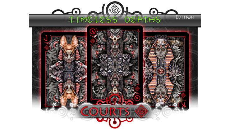 Timeless Depths (Dark Bionic Edition) Playing Cards Timeless Depths (Dark Bionic Edition) Playing Cards