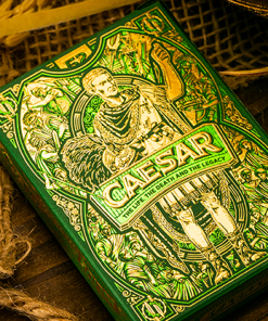 Caesar (Green) Playing Cards by Riffle Shuffle