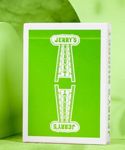 Jerry's Nugget Monotone (Metallic Green) Playing Cards