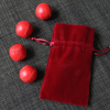 Set of 4 Leather Balls for Cups and Balls (Red and Red) by Leo Smetsers - Trick Set of 4 Leather Balls for Cups and Balls (Red and Red) by Leo Smetsers - Trick
