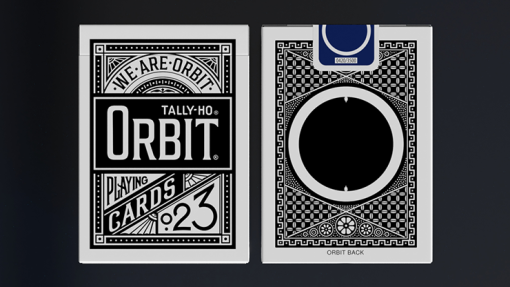 Orbit Tally Ho Circle Back (Black) Playing Cards