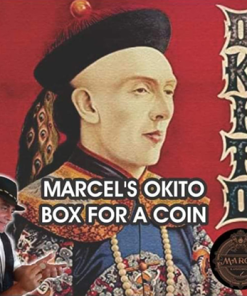 Marcel's Okito Box DOLLAR SIZE (Gimmicks and Online Instructions) by Marcelo Manni - Trick