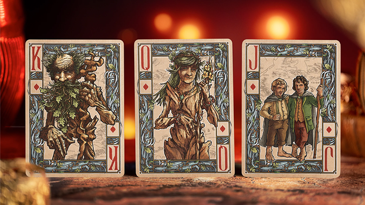 The Lord of the Rings - Two Towers Playing Cards (Foil and Gilded Edition) by Kings Wild The Lord of the Rings - Two Towers Playing Cards (Foil and Gilded Edition) by Kings Wild