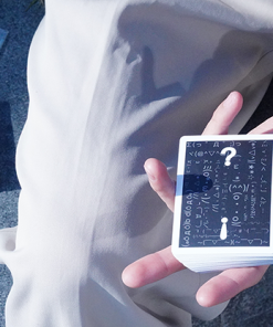 Simple Doodle (Mono) Playing Cards by Bacon Playing Card
