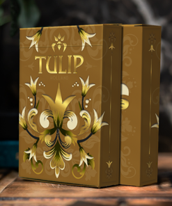 Grand Tulip Gold Playing Cards