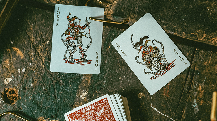 Red Seafarers Playing Cards by Joker and the Thief Red Seafarers Playing Cards by Joker and the Thief