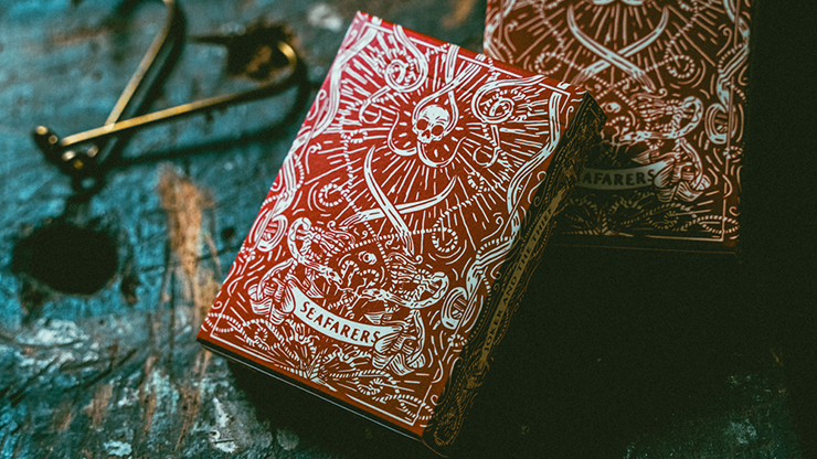 Red Seafarers Playing Cards by Joker and the Thief Red Seafarers Playing Cards by Joker and the Thief